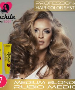 Medium Blond 7 Hair Color Cream Kachita Spell