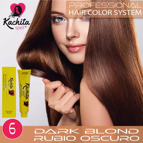 Dark Blond 6 Hair Color Cream Kachita Spell