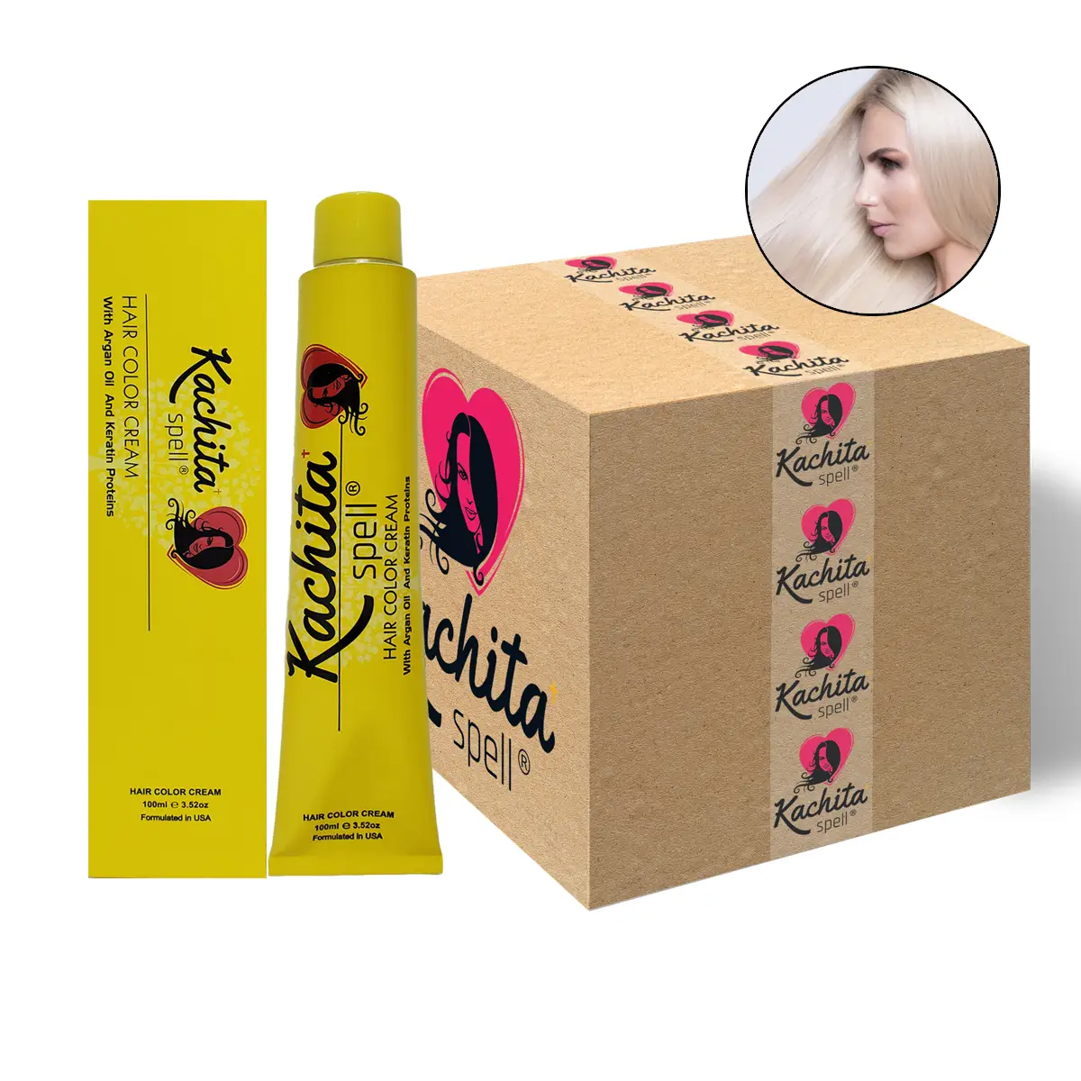 Platinum Blond Pearl 11.12 Hair Color Cream Dyes 72 Items Box