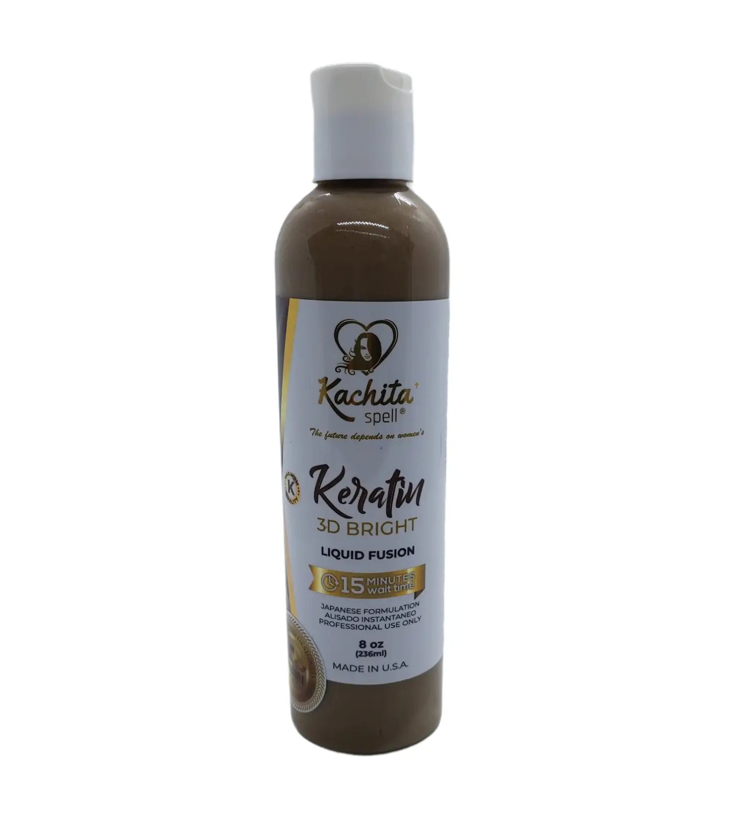 Kachita Spell Keratina 3D Bright Liquid Fusion 8 floz