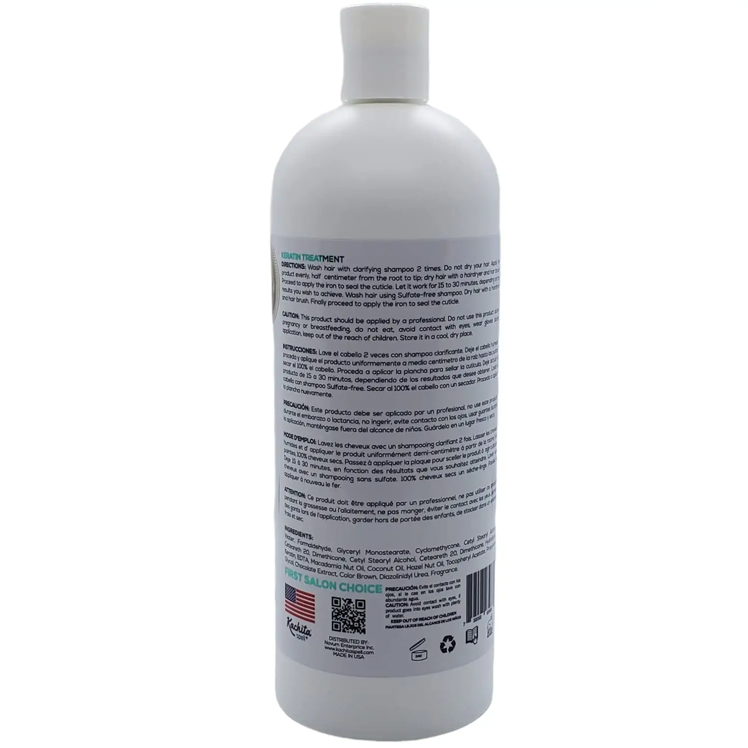 Keratin 3D Bright Liquid Fusion Edition 33.8oz 12 Bottles Box - Image 4